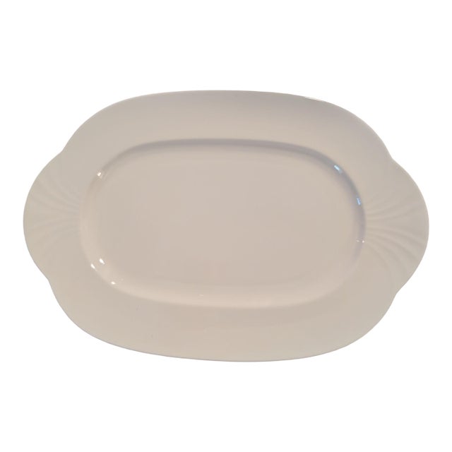 1980s Villeroy & Boch "Arco Weiss" 13.5-Inch Platter For Sale