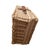 Late 20th Century Vintage Wicker Picnic Basket Set for Two For Sale - Image 5 of 10