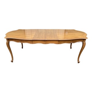 French Country Fruitwood Extension Dining Table- Attr. To Century Furniture For Sale