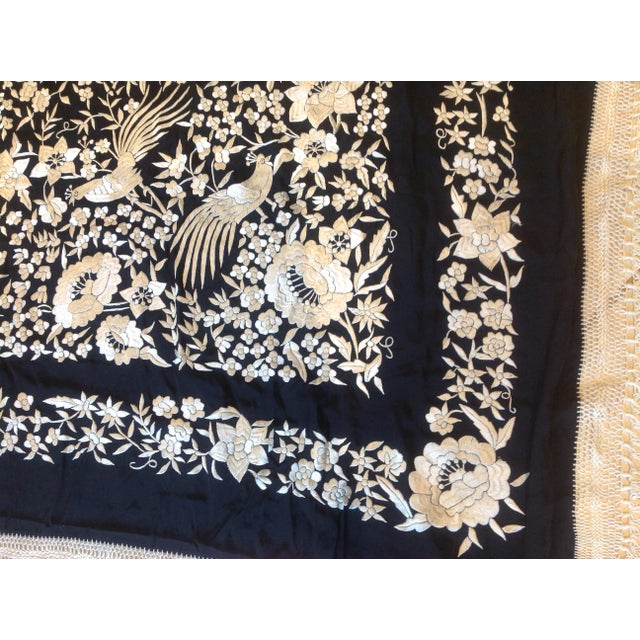 Handmade Embroidered Tablecloth, 1970s For Sale - Image 16 of 18