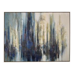 Oversize Original Mid Century Painting by Donald Stoltenberg