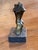 Late 20th Century Bronze Nude Female Torso on Stone Base For Sale - Image 4 of 6