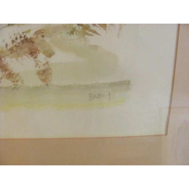 Modern Bermuda Beach Landscape by Alfred Birdsey From the "Bermuda Series" Signed Print For Sale - Image 3 of 6