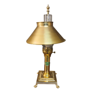 Vintage Brass Paris Orient Express Istanbul Table Lamp