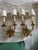 Vintage Greene's Nyc Lighting Mid-Century Solid Spanish Brass Ornate Wall Sconces - Pair For Sale - Image 12 of 14