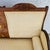 Wood Antique Edwardian Inlaid Mythical Griffin Mahogany Double-Chair-Back Settee For Sale - Image 7 of 12