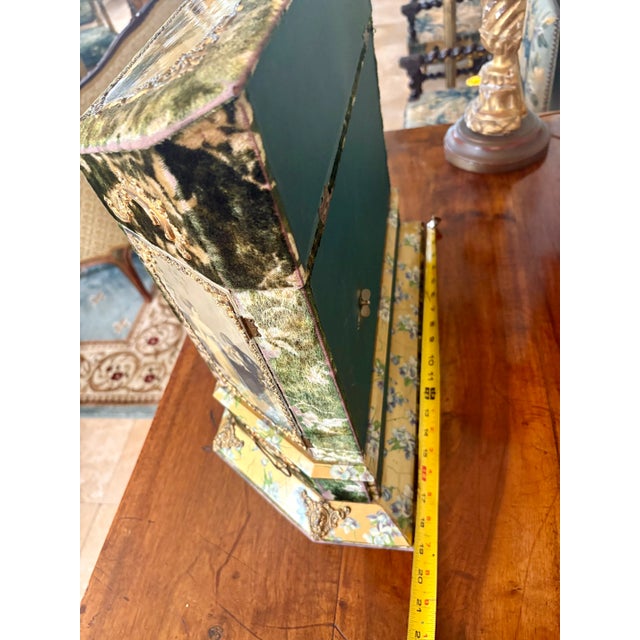 Antique Magnificent Gilded Age Monumental Victorian Music Box Lady’s Vanity For Sale - Image 12 of 16