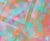 Pink and Cyan Abstract For Sale - Image 4 of 5