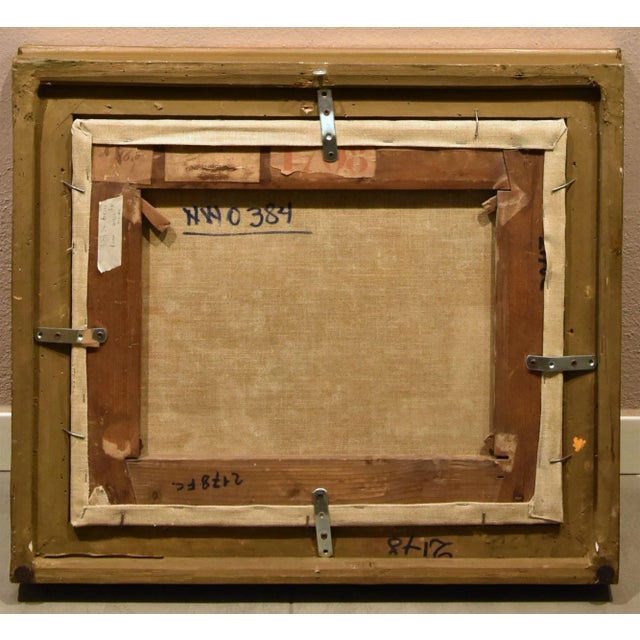 Thomas Wyck, View of Mediterranean Landscape, 1660, Oil on Canvas For Sale - Image 14 of 16