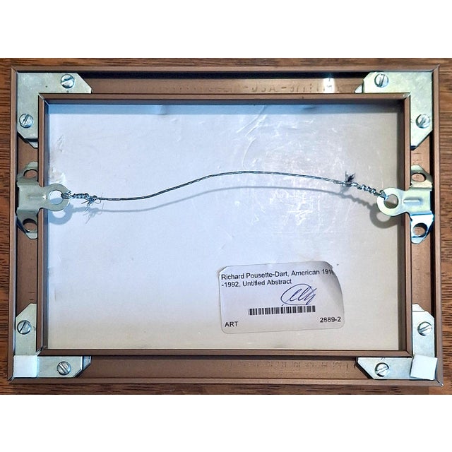 An Intimate Scale Abstract Expressionist Watercolor, by Richard Pousette-Dart For Sale In San Francisco - Image 6 of 6