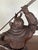 Japanese Bronze Samurai Warrior Sculpture With Spear, Early 20th Century For Sale - Image 4 of 16