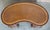 Brown Antique Victorian Back Leather Top Kidney Desk Bookcase For Sale - Image 8 of 18