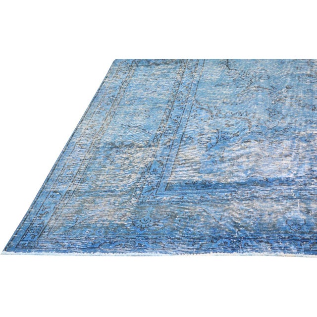 Vintage Hand Knotted Wool Rug,9'8"X12'6" For Sale - Image 4 of 5