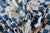 Blue 1940s Indigo and White Double Irish Chain Antique Quilt - For Sale - Image 8 of 10