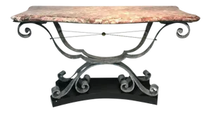 Art Deco Console Table in the Manner of Raymond Subes