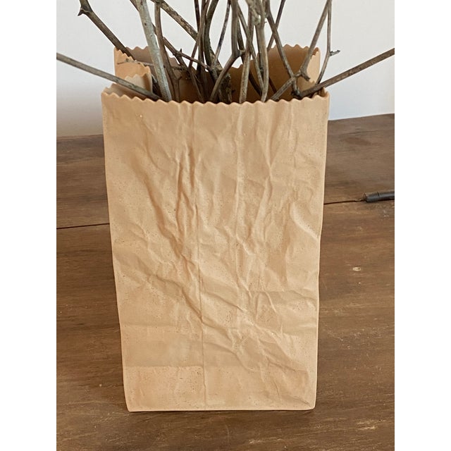 Michael Harvey Ceramic Brown Paper Bag Pop Art Sculpture, 1970s (Canada) For Sale - Image 16 of 18