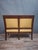 Small Restoration Sofa in Walnut For Sale - Image 9 of 10