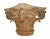Rococo Antique Cast Iron Composite Column Capital For Sale - Image 3 of 3