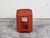 Mid-Century Modern Attributed Karl Springer 1970s Midcentury Octagonal Bar Cart With Red Snakeskin Finish For Sale - Image 3 of 11