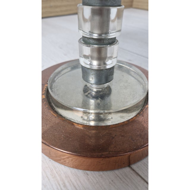 Table Lamp in Copper and Aluminum from Philips, 1950s For Sale - Image 10 of 17