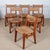 Vintage French Straw-Seated Chairs in Elm, 1950, Set of 6 For Sale - Image 3 of 11