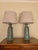 Nautical Vintage Pair Nautical Ceramic Lamp -2 For Sale - Image 3 of 5