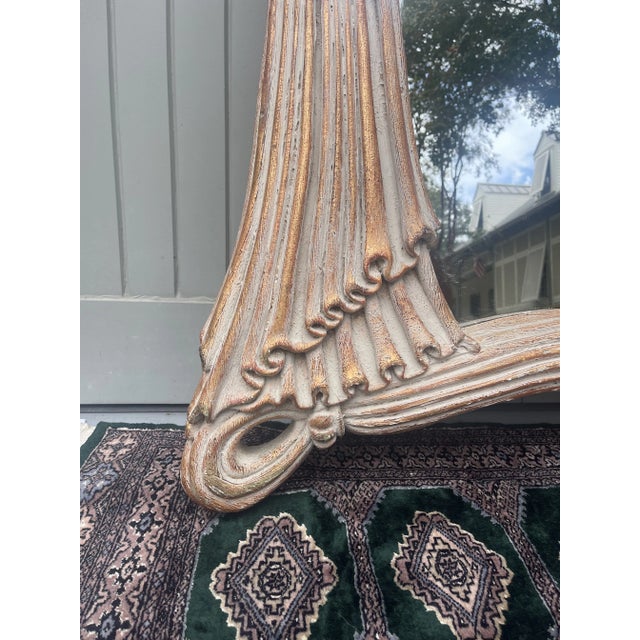 Traditional Vintage Regency Swag Mirror For Sale - Image 3 of 5