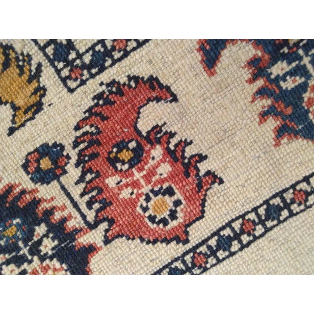 Textile 1990s Vintage Signed Persian Kashkuli Rug For Sale - Image 7 of 9