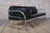 Metal Bauhaus Sofa in Chrome, Steel and Leather attributed to Robert Slezak, Czech, 1930s For Sale - Image 7 of 13
