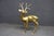 Brass Solid Brass Deer Sculpture For Sale - Image 8 of 8