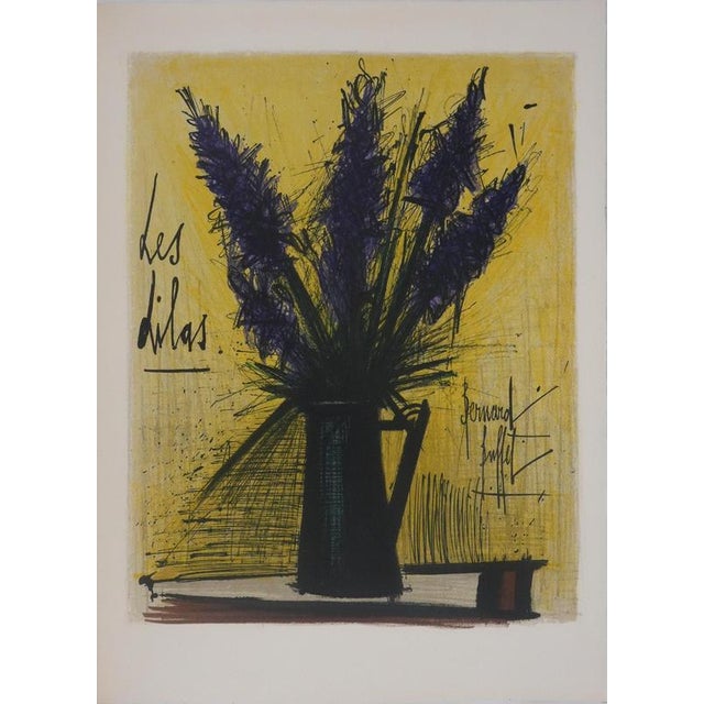 Bernard Buffet, Lilacs, Lithograph For Sale - Image 7 of 7