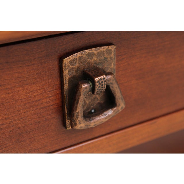 Stickley Cherry 3 Drawer Arts & Crafts Coffee Table For Sale - Image 10 of 15