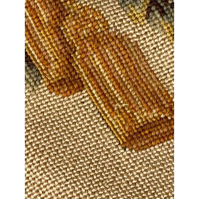 French Needlepoint Tapestry Chair Cover, 1890s For Sale - Image 18 of 18