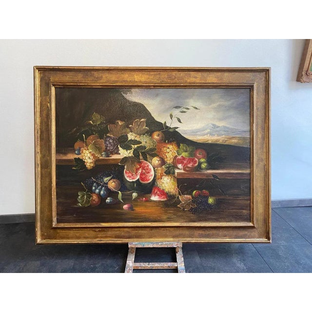 Oil on canvas sold with original frame Total size with frame 90x120 cm Erina Margiacchi is a Italian artist from XXe...
