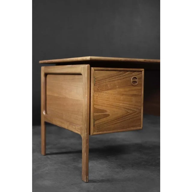 Vintage Danish Teak Desk by Arne Vodder for GV Møbler, 1960s For Sale - Image 16 of 18