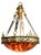 1980s Authentic Maitland-Smith Ornate Brass and Iron Empire Style Chandelier With a Penshell Inlaid Bowl For Sale In Cleveland - Image 6 of 17
