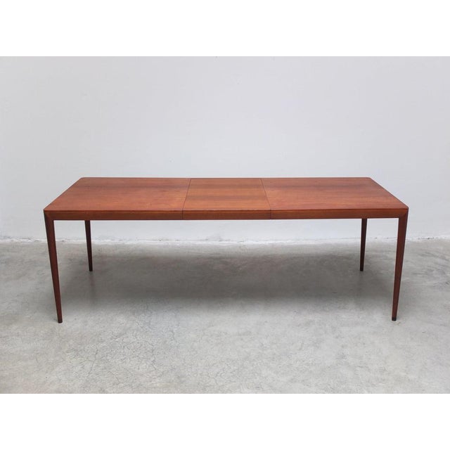 Extendable Dining Table by Erik Riisager Hansen for Haslev, 1960s For Sale - Image 16 of 18