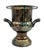 Metal 1988 Patinaed Silver Plate Trophy Urn / Champagne Bucket With Floral Handles – Shabby Chic / English Country For Sale - Image 7 of 11