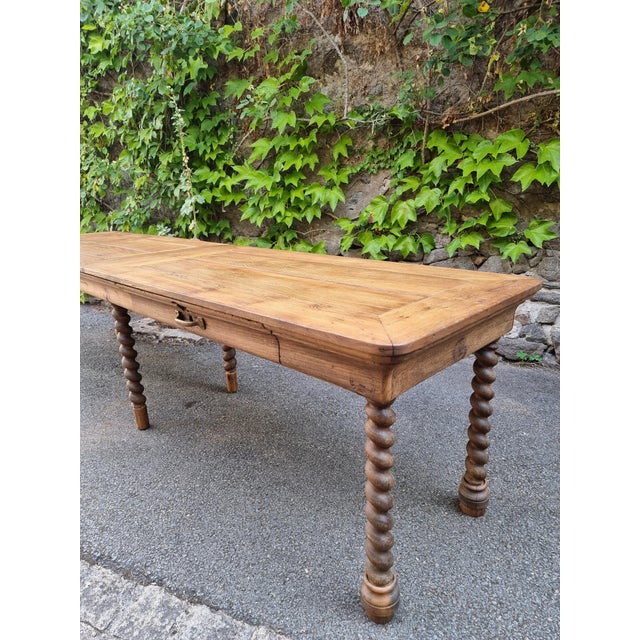 Antique French Oak Drapers Table, 1800s For Sale - Image 15 of 18