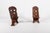 Set of Vintage African Carved Chairs For Sale - Image 5 of 10