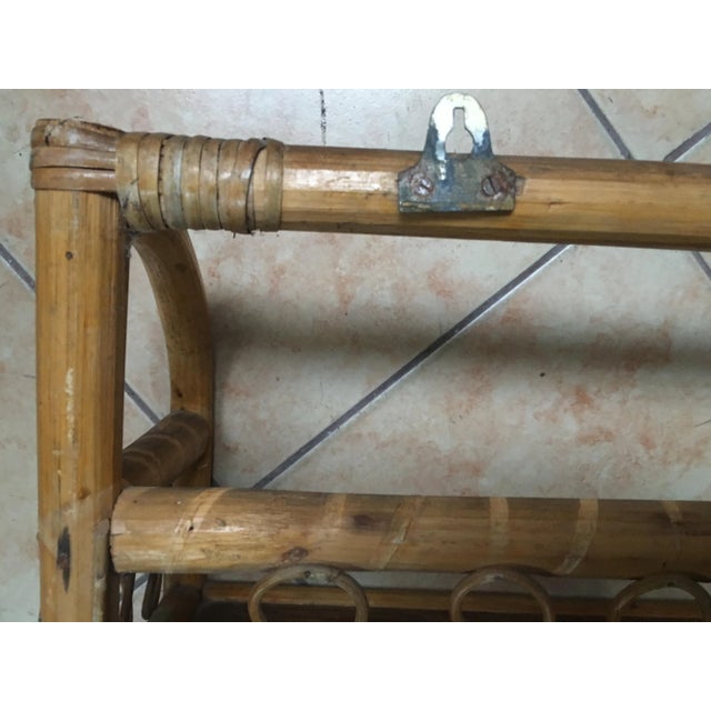 Vintage Rattan Hanging Shelf, 1970s For Sale - Image 16 of 18