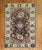 1930s Persian Bakhtiar rug with a large scale all over design on a navy field Measures: 3'9'' x 5'.
