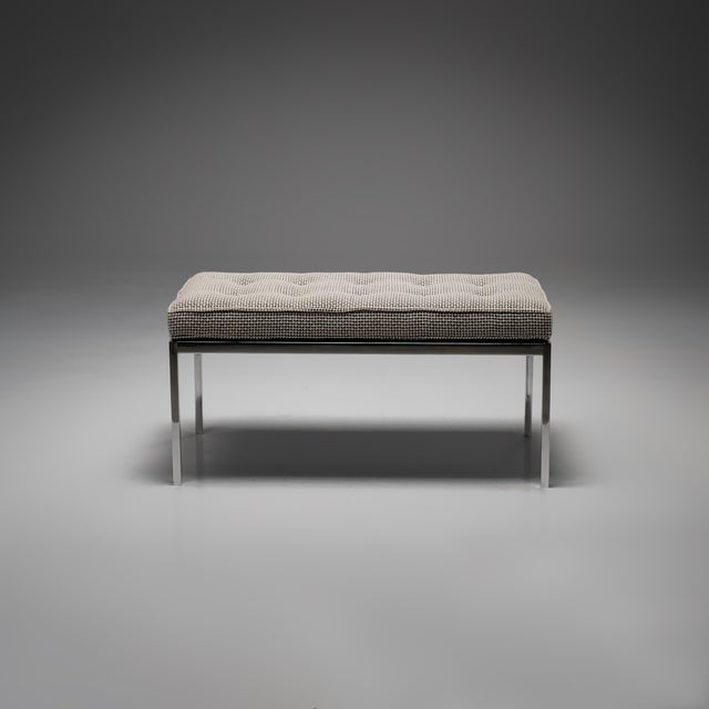 A refined example of Florence Knoll’s architectural approach to furniture design, the Model 2530-3 two-seat bench combines...