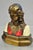 Antique Dante & Beatrice Painted Figural Bronze Bust Bookends - A Pair For Sale In Philadelphia - Image 6 of 10