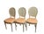 Wood Vintage French Louis XVI Style Oval Cane Back Dining Chairs, Set of 6, C. 1970s For Sale - Image 7 of 17