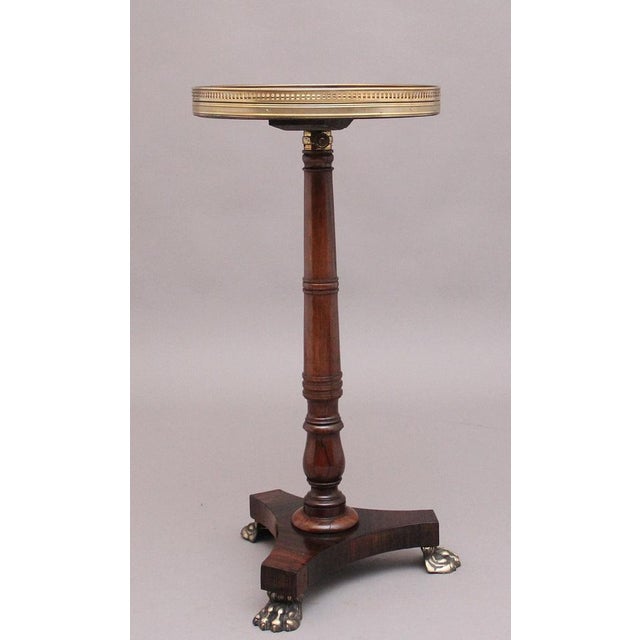 Antique 19th Century Rosewood Telescopic Occasional Table, 1830s For Sale - Image 11 of 11