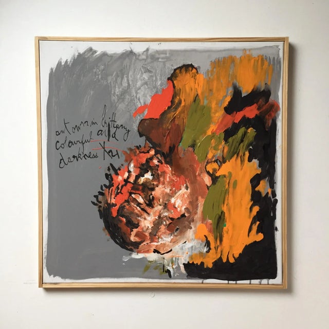 Claudie Baran, Automn in Brittany, 2021, Tempera & Ink For Sale - Image 6 of 6