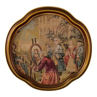 Gobelin French Style Framed Tapestry For Sale