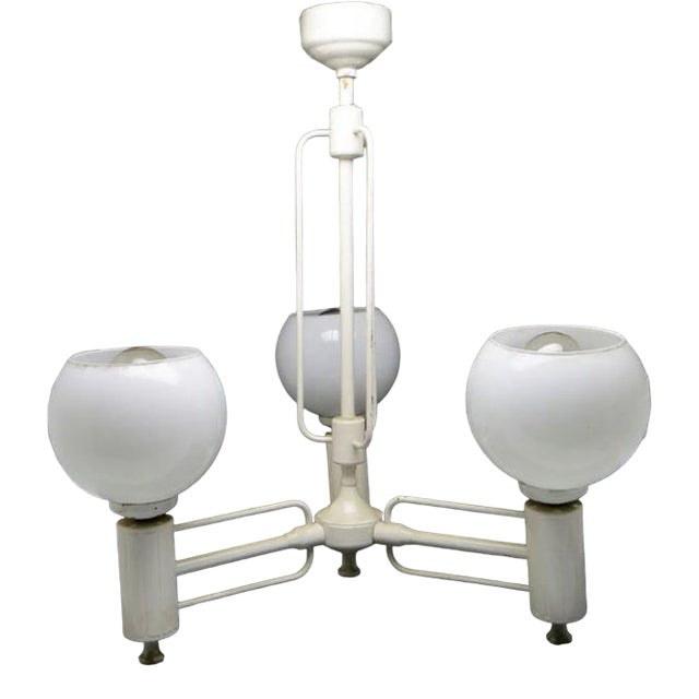 Art Deco Style Chandelier, Poland, 1970s For Sale