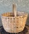 Circa 1940 Bushwhacker-Inspired Basket - Nicely Sized Black Ash Splint With Hickory Rim Lashing For Sale In Austin - Image 6 of 12
